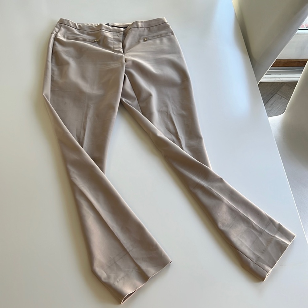 Tan tailored pants
